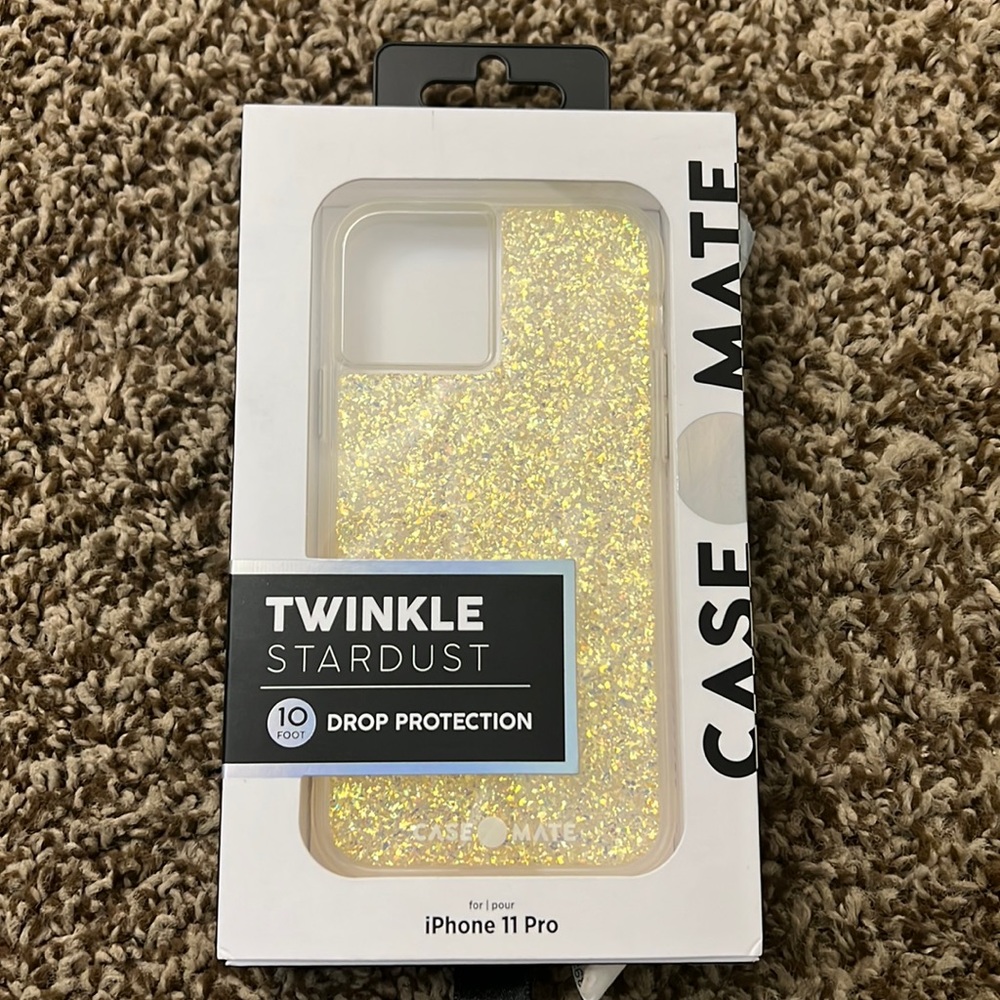 Case Mate Twinkle Stardust 10’ Drop Protection for iPhone 11 Pro NWT - Picture 1 of 1
